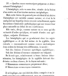 La syphilis du cerveau : le&ccedil;ons cliniques(1879) document 140162