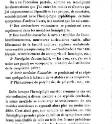 La syphilis du cerveau : leçons cliniques(1879) document 140200