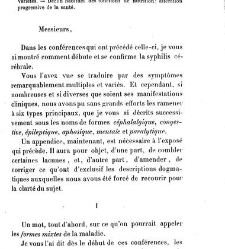 La syphilis du cerveau : leçons cliniques(1879) document 140220