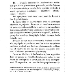 La syphilis du cerveau : le&ccedil;ons cliniques(1879) document 140241