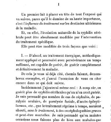 La syphilis du cerveau : le&ccedil;ons cliniques(1879) document 140253