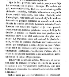 La syphilis du cerveau : le&ccedil;ons cliniques(1879) document 140332