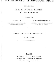 Archives d'anatomie microscopique et de morphologie exp&eacute;rimentale(1933.04) document 143134