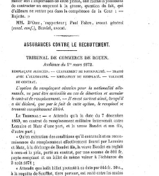 Journal des assurances terrestres, maritimes... Législation, doctrine, jurisprudence(1872) document 180716