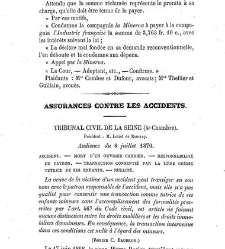 Journal des assurances terrestres, maritimes... Législation, doctrine, jurisprudence(1872) document 180797