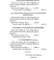 Journal des assurances terrestres, maritimes... Législation, doctrine, jurisprudence(1872) document 180805