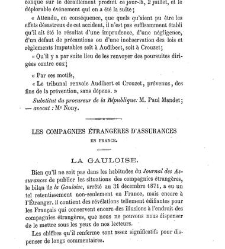 Journal des assurances terrestres, maritimes... Législation, doctrine, jurisprudence(1872) document 180886