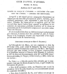 Journal des assurances terrestres, maritimes... Législation, doctrine, jurisprudence(1872) document 180896