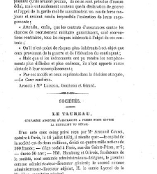 Journal des assurances terrestres, maritimes... Législation, doctrine, jurisprudence(1872) document 181016