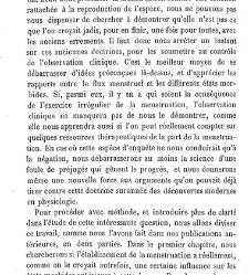 Trait&eacute; de la menstruation, ses rapports avec l'ovulation, la f&eacute;condation, l'hygi&egrave;ne de la pubert&eacute; et de l'&acirc;ge critique... par(1868) document 186438
