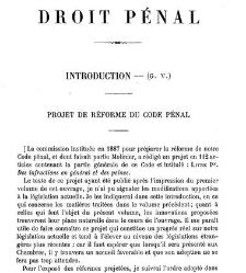 Traité théorique et pratique de droit pénal, par Victor Molinier,... annoté et mis au courant de la législation et de la jurisprudence les p(1894) document 187963