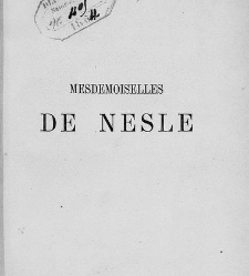 Mademoiselle de Nesle et la jeunesse de Louis XV... par M. Capefigue - Capefigue, Baptiste (1801-187(1864) document 408465