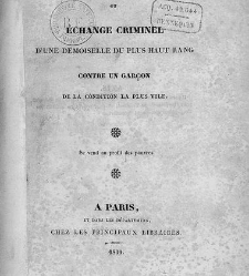 Maria Stella, ou Échange criminel d'une demoiselle du plus haut rang contre un garçon de la conditio(1830) document 412595