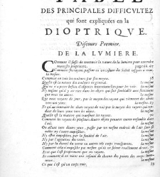 Discours de la m&eacute;thode... plus la dioptrique, les m&eacute;t&eacute;ores, la m&eacute;chanique et la musique, qui sont des essais de cette m&eacute;thode, par Ren&eacute; Descartes. Avec des remarques et des &eacute;claircissements n&eacute;cessaires(1668) document 452684