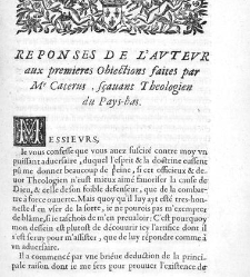 Les M&eacute;ditations m&eacute;taphysiques de Ren&eacute; Descartes touchant la premi&egrave;re philosophie. 2e &eacute;dition reve&uuml;e et corrig&eacute;e par le traducteur (Charles d'Albert, duc de Luynes) et augment&eacute;e de la version d'une lettre de M. Des Cartes au R. P. Dinet...(1661) document 452968