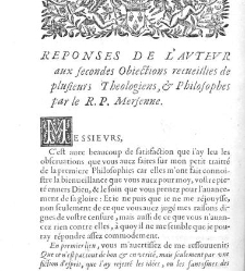 Les M&eacute;ditations m&eacute;taphysiques de Ren&eacute; Descartes touchant la premi&egrave;re philosophie. 2e &eacute;dition reve&uuml;e et corrig&eacute;e par le traducteur (Charles d'Albert, duc de Luynes) et augment&eacute;e de la version d'une lettre de M. Des Cartes au R. P. Dinet...(1661) document 453003