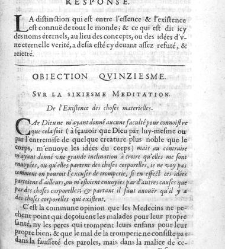 Les M&eacute;ditations m&eacute;taphysiques de Ren&eacute; Descartes touchant la premi&egrave;re philosophie. 2e &eacute;dition reve&uuml;e et corrig&eacute;e par le traducteur (Charles d'Albert, duc de Luynes) et augment&eacute;e de la version d'une lettre de M. Des Cartes au R. P. Dinet...(1661) document 453082