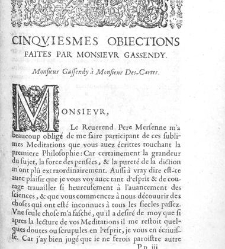 Les M&eacute;ditations m&eacute;taphysiques de Ren&eacute; Descartes touchant la premi&egrave;re philosophie. 2e &eacute;dition reve&uuml;e et corrig&eacute;e par le traducteur (Charles d'Albert, duc de Luynes) et augment&eacute;e de la version d'une lettre de M. Des Cartes au R. P. Dinet...(1661) document 453158