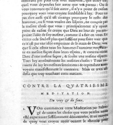 Les M&eacute;ditations m&eacute;taphysiques de Ren&eacute; Descartes touchant la premi&egrave;re philosophie. 2e &eacute;dition reve&uuml;e et corrig&eacute;e par le traducteur (Charles d'Albert, duc de Luynes) et augment&eacute;e de la version d'une lettre de M. Des Cartes au R. P. Dinet...(1661) document 453229