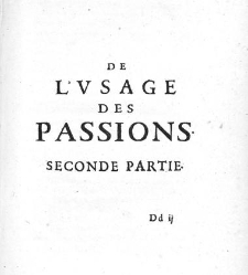 De l'Usage des passions, par le R.P. J.-François Senault,...(1641) document 453889