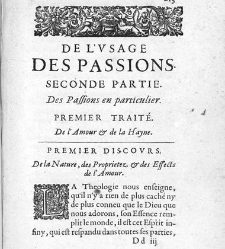 De l'Usage des passions, par le R.P. J.-François Senault,...(1641) document 453891