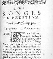 Les Songes de Phestion, paradoxes physiologiques. Ensemble un dialogue de l'immortalit&eacute; de l'&acirc;me et puissance de nature, par Pierre Bailly,...(1634) document 455030