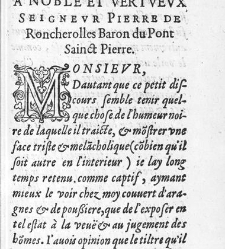 Trois discours philosophiques : le I, de la comparaison de l'homme avec le monde ; le II, du principe de la g&eacute;n&eacute;ration de l'homme ; le III, de l'humeur m&eacute;lancolique, mis de nouveau en lumi&egrave;re par Jourdain Guibelet(1603) document 456787