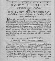 Nowe Ateny, albo Akademia wszelkiey scyencyi pełna, na r&oacute;żne tytuły iak na classes podzielona, mądrym dla memoryału, idiotom dla nauki, politykom dla praktyki, melancholikom dla rozrywki erygowana ... . Część 3 albo Supplement.(1746) document 435035