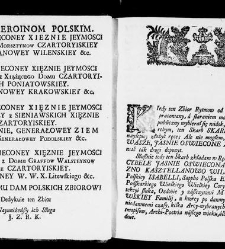 Zbiór rytmów duchownych Panegirycznych Moralnych i Swiatowych [...] Elżbiety z Kowalskich Druzbackiey [...] Zebrany y do druku podany przez J. Z. R. K. O. W. etc. [Załuskiego Józefa Andrzeja](1752) document 437151