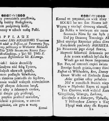 Zbi&oacute;r rytm&oacute;w duchownych Panegirycznych Moralnych i Swiatowych [...] Elżbiety z Kowalskich Druzbackiey [...] Zebrany y do druku podany przez J. Z. R. K. O. W. etc. [Załuskiego J&oacute;zefa Andrzeja](1752) document 437387