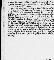Zbiór rytmów duchownych Panegirycznych Moralnych i Swiatowych [...] Elżbiety z Kowalskich Druzbackiey [...] Zebrany y do druku podany przez J. Z. R. K. O. W. etc. [Załuskiego Józefa Andrzeja](1752) document 487344