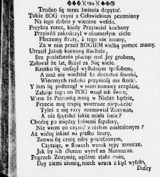 Zbiór rytmów duchownych Panegirycznych Moralnych i Swiatowych [...] Elżbiety z Kowalskich Druzbackiey [...] Zebrany y do druku podany przez J. Z. R. K. O. W. etc. [Załuskiego Józefa Andrzeja](1752) document 487542