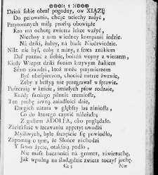 Zbiór rytmów duchownych Panegirycznych Moralnych i Swiatowych [...] Elżbiety z Kowalskich Druzbackiey [...] Zebrany y do druku podany przez J. Z. R. K. O. W. etc. [Załuskiego Józefa Andrzeja](1752) document 487559