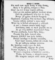 Zbi&oacute;r rytm&oacute;w duchownych Panegirycznych Moralnych i Swiatowych [...] Elżbiety z Kowalskich Druzbackiey [...] Zebrany y do druku podany przez J. Z. R. K. O. W. etc. [Załuskiego J&oacute;zefa Andrzeja](1752) document 487560