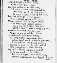 Zbi&oacute;r rytm&oacute;w duchownych Panegirycznych Moralnych i Swiatowych [...] Elżbiety z Kowalskich Druzbackiey [...] Zebrany y do druku podany przez J. Z. R. K. O. W. etc. [Załuskiego J&oacute;zefa Andrzeja](1752) document 487598