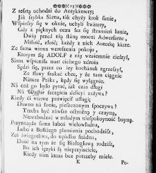 Zbi&oacute;r rytm&oacute;w duchownych Panegirycznych Moralnych i Swiatowych [...] Elżbiety z Kowalskich Druzbackiey [...] Zebrany y do druku podany przez J. Z. R. K. O. W. etc. [Załuskiego J&oacute;zefa Andrzeja](1752) document 487627
