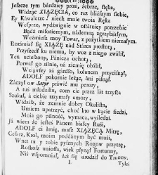 Zbi&oacute;r rytm&oacute;w duchownych Panegirycznych Moralnych i Swiatowych [...] Elżbiety z Kowalskich Druzbackiey [...] Zebrany y do druku podany przez J. Z. R. K. O. W. etc. [Załuskiego J&oacute;zefa Andrzeja](1752) document 487635