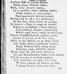 Zbi&oacute;r rytm&oacute;w duchownych Panegirycznych Moralnych i Swiatowych [...] Elżbiety z Kowalskich Druzbackiey [...] Zebrany y do druku podany przez J. Z. R. K. O. W. etc. [Załuskiego J&oacute;zefa Andrzeja](1752) document 487642