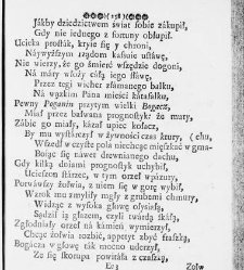 Zbiór rytmów duchownych Panegirycznych Moralnych i Swiatowych [...] Elżbiety z Kowalskich Druzbackiey [...] Zebrany y do druku podany przez J. Z. R. K. O. W. etc. [Załuskiego Józefa Andrzeja](1752) document 487783