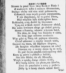 Zbi&oacute;r rytm&oacute;w duchownych Panegirycznych Moralnych i Swiatowych [...] Elżbiety z Kowalskich Druzbackiey [...] Zebrany y do druku podany przez J. Z. R. K. O. W. etc. [Załuskiego J&oacute;zefa Andrzeja](1752) document 487794