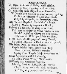Zbi&oacute;r rytm&oacute;w duchownych Panegirycznych Moralnych i Swiatowych [...] Elżbiety z Kowalskich Druzbackiey [...] Zebrany y do druku podany przez J. Z. R. K. O. W. etc. [Załuskiego J&oacute;zefa Andrzeja](1752) document 487814