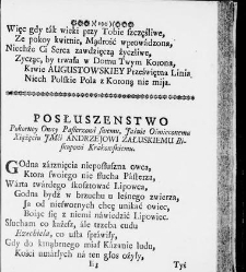 Zbi&oacute;r rytm&oacute;w duchownych Panegirycznych Moralnych i Swiatowych [...] Elżbiety z Kowalskich Druzbackiey [...] Zebrany y do druku podany przez J. Z. R. K. O. W. etc. [Załuskiego J&oacute;zefa Andrzeja](1752) document 487815