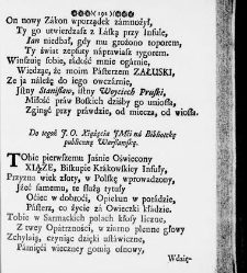 Zbi&oacute;r rytm&oacute;w duchownych Panegirycznych Moralnych i Swiatowych [...] Elżbiety z Kowalskich Druzbackiey [...] Zebrany y do druku podany przez J. Z. R. K. O. W. etc. [Załuskiego J&oacute;zefa Andrzeja](1752) document 487817