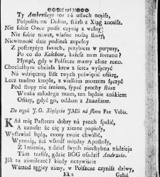 Zbiór rytmów duchownych Panegirycznych Moralnych i Swiatowych [...] Elżbiety z Kowalskich Druzbackiey [...] Zebrany y do druku podany przez J. Z. R. K. O. W. etc. [Załuskiego Józefa Andrzeja](1752) document 487821