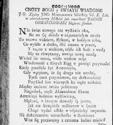 Zbiór rytmów duchownych Panegirycznych Moralnych i Swiatowych [...] Elżbiety z Kowalskich Druzbackiey [...] Zebrany y do druku podany przez J. Z. R. K. O. W. etc. [Załuskiego Józefa Andrzeja](1752) document 487840