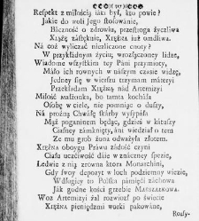 Zbiór rytmów duchownych Panegirycznych Moralnych i Swiatowych [...] Elżbiety z Kowalskich Druzbackiey [...] Zebrany y do druku podany przez J. Z. R. K. O. W. etc. [Załuskiego Józefa Andrzeja](1752) document 487842