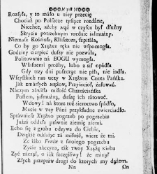 Zbi&oacute;r rytm&oacute;w duchownych Panegirycznych Moralnych i Swiatowych [...] Elżbiety z Kowalskich Druzbackiey [...] Zebrany y do druku podany przez J. Z. R. K. O. W. etc. [Załuskiego J&oacute;zefa Andrzeja](1752) document 487843