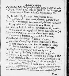 Zbiór rytmów duchownych Panegirycznych Moralnych i Swiatowych [...] Elżbiety z Kowalskich Druzbackiey [...] Zebrany y do druku podany przez J. Z. R. K. O. W. etc. [Załuskiego Józefa Andrzeja](1752) document 487895