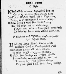 Zbiór rytmów duchownych Panegirycznych Moralnych i Swiatowych [...] Elżbiety z Kowalskich Druzbackiey [...] Zebrany y do druku podany przez J. Z. R. K. O. W. etc. [Załuskiego Józefa Andrzeja](1752) document 487898