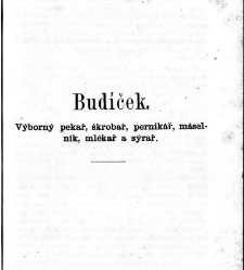 Bud&iacute;ček . Věrn&yacute; hlasatel užitečn&yacute;ch(1863) document 610378